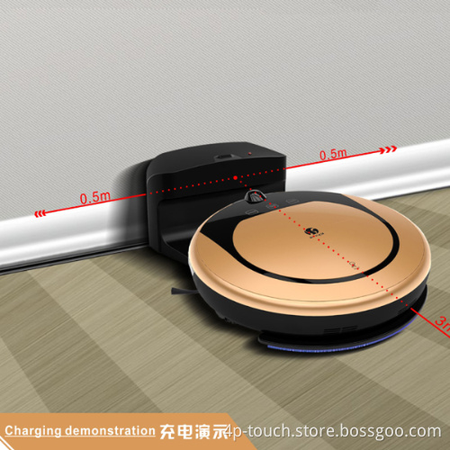 2015 Newest Intelligent Robot Vacuum Cleaner with Mop Cleaning
